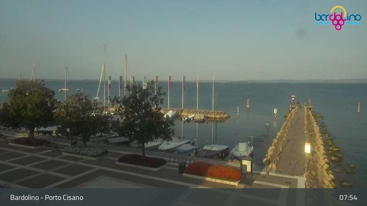 Archiv Foto Webcam Bardolino - Blick vom Lido Mirabello