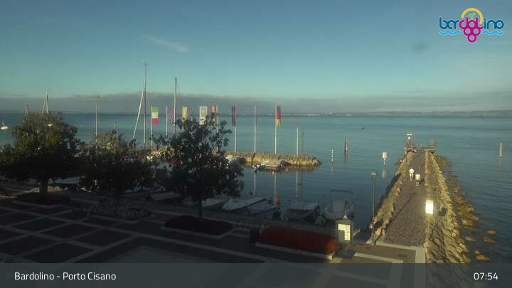 Archiv Foto Webcam Bardolino - Blick vom Lido Mirabello