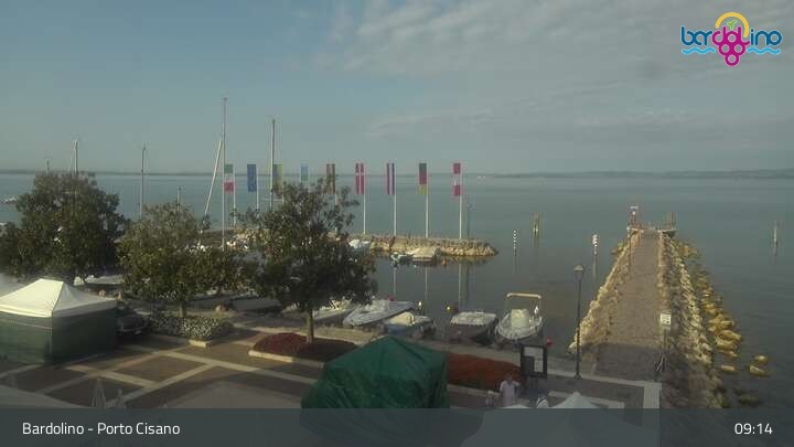 Archiv Foto Webcam Bardolino - Blick vom Lido Mirabello