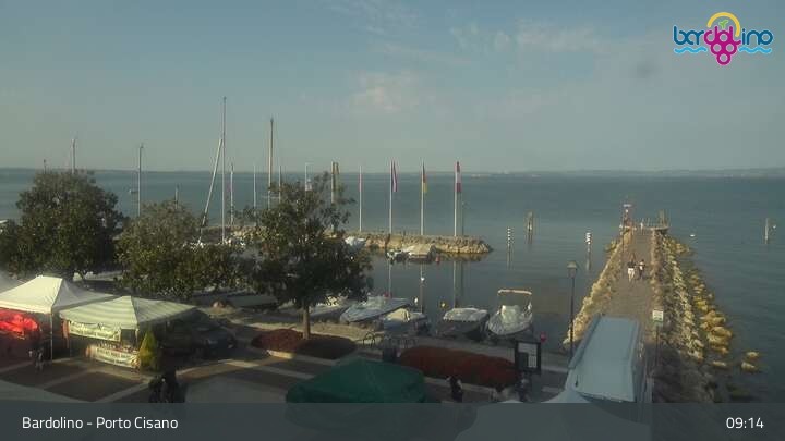 Archived image Webcam Bardolino - Lido Mirabello Beach