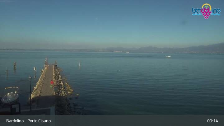 Archiv Foto Webcam Bardolino - Blick vom Lido Mirabello