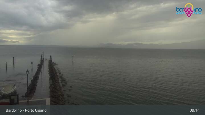 Archiv Foto Webcam Bardolino - Blick vom Lido Mirabello