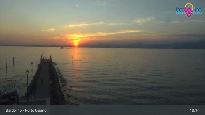 Archiv Foto Webcam Bardolino - Blick vom Lido Mirabello