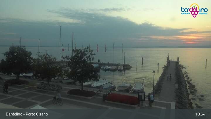 Archiv Foto Webcam Bardolino - Blick vom Lido Mirabello