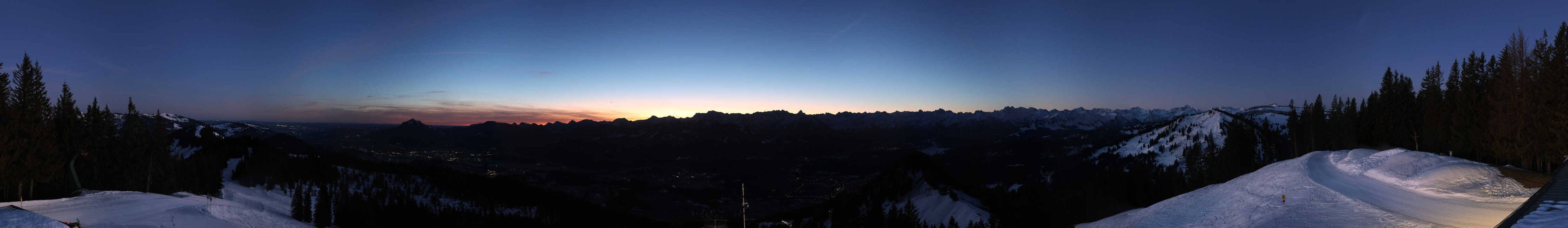 Archived image Webcam Bolsterlang - Weiherkopf Summit