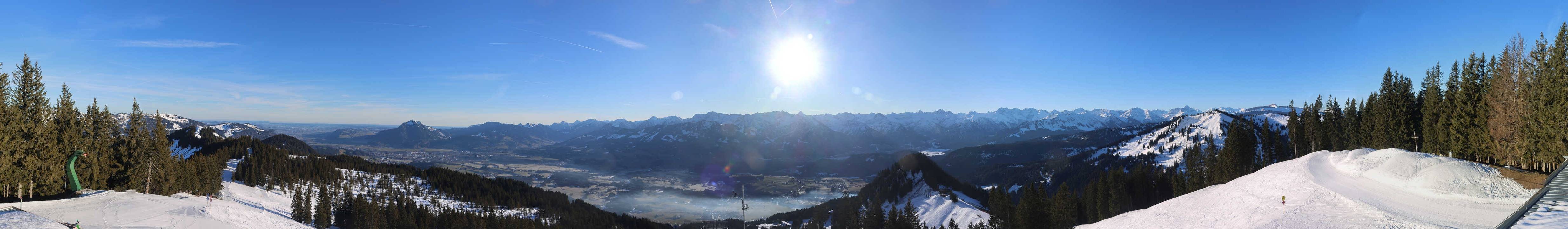 Archived image Webcam Bolsterlang - Weiherkopf Summit