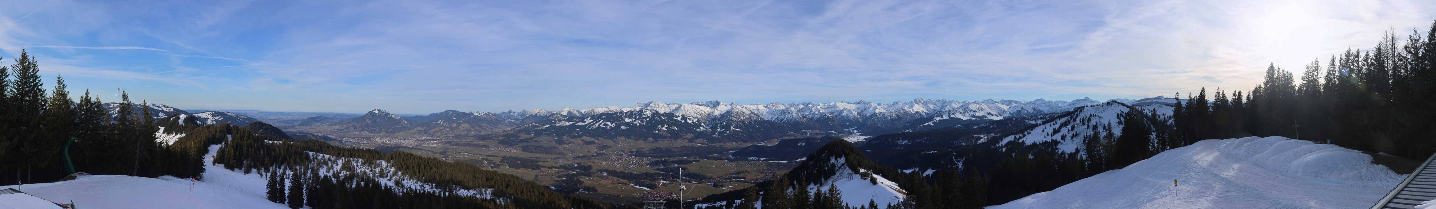Archived image Webcam Bolsterlang - Weiherkopf Summit