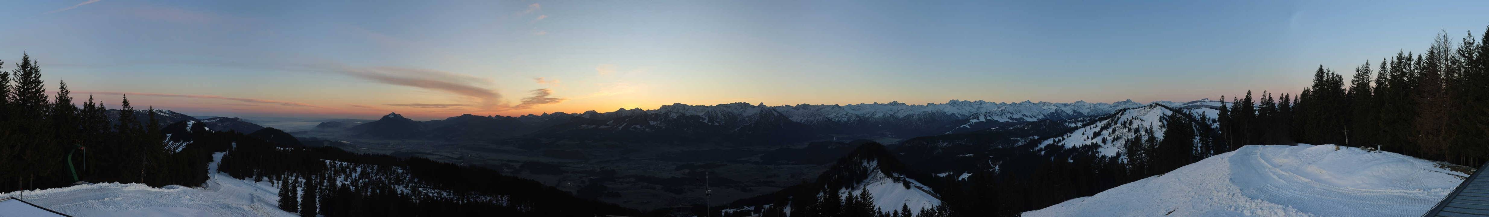 Archived image Webcam Bolsterlang - Weiherkopf Summit