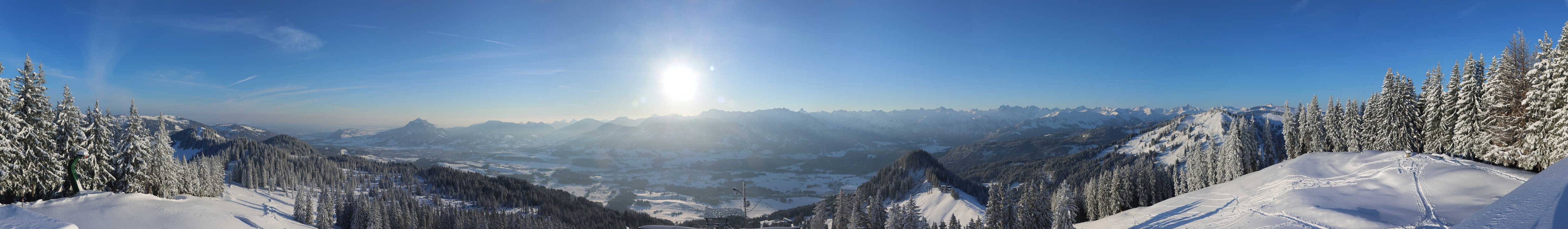 Archived image Webcam Bolsterlang - Weiherkopf Summit