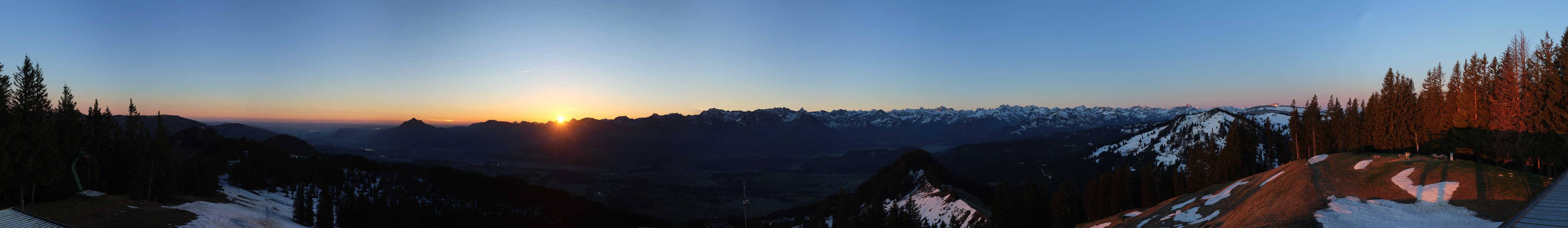 Archived image Webcam Bolsterlang - Weiherkopf Summit