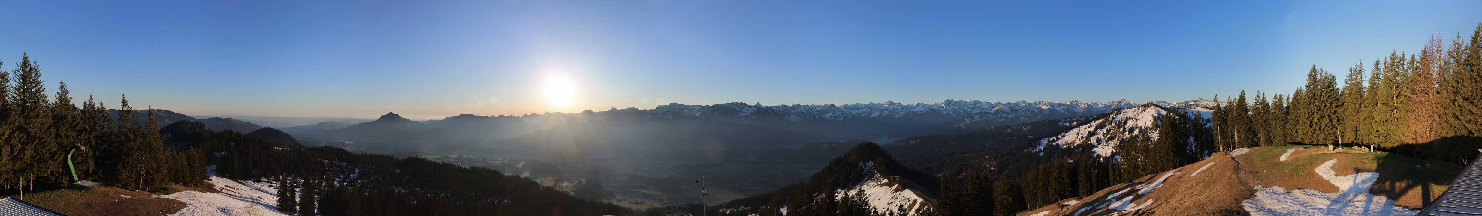 Archived image Webcam Bolsterlang - Weiherkopf Summit