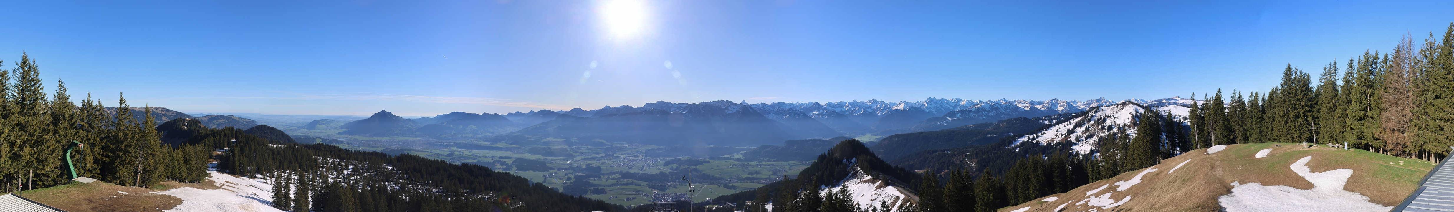 Archived image Webcam Bolsterlang - Weiherkopf Summit