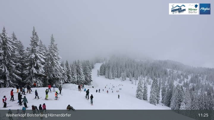 Archived image Webcam Bolsterlang - Top station Weiherkopf