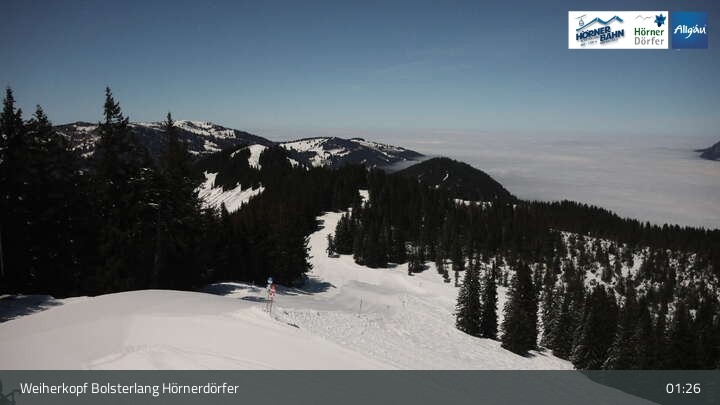Archiv Foto Webcam Bolsterlang - Bergstation Weiherkopf