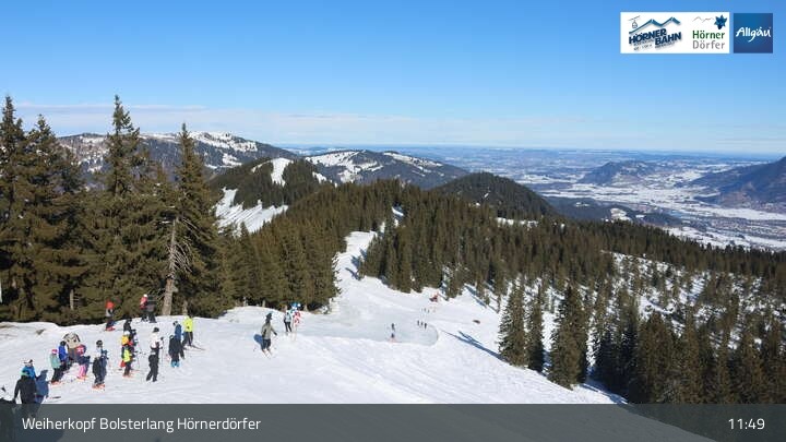 Archiv Foto Webcam Bolsterlang - Bergstation Weiherkopf