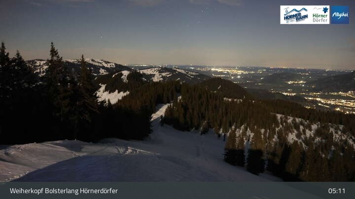 Archiv Foto Webcam Bolsterlang - Bergstation Weiherkopf