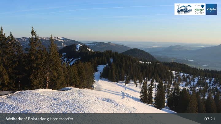 Archiv Foto Webcam Bolsterlang - Bergstation Weiherkopf