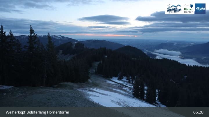 Archiv Foto Webcam Bolsterlang - Bergstation Weiherkopf
