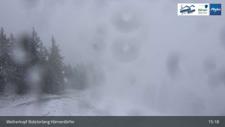 Archiv Foto Webcam Bolsterlang - Bergstation Weiherkopf