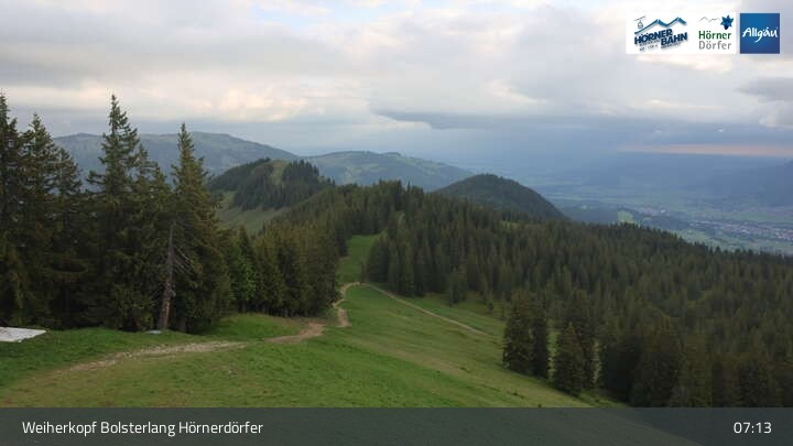 Archiv Foto Webcam Bolsterlang - Bergstation Weiherkopf