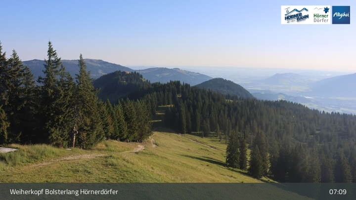 Archiv Foto Webcam Bolsterlang - Bergstation Weiherkopf