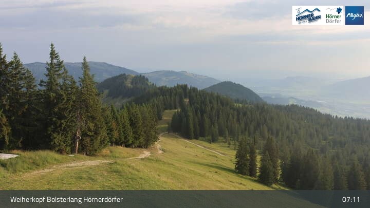 Archiv Foto Webcam Bolsterlang - Bergstation Weiherkopf