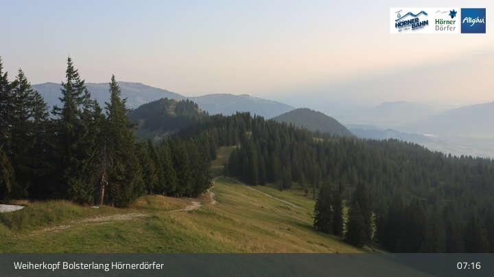 Archiv Foto Webcam Bolsterlang - Bergstation Weiherkopf