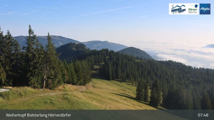 Archiv Foto Webcam Bolsterlang - Bergstation Weiherkopf