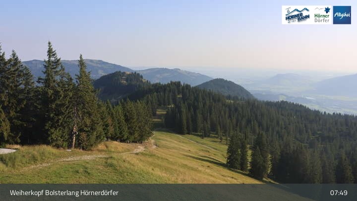 Archiv Foto Webcam Bolsterlang - Bergstation Weiherkopf