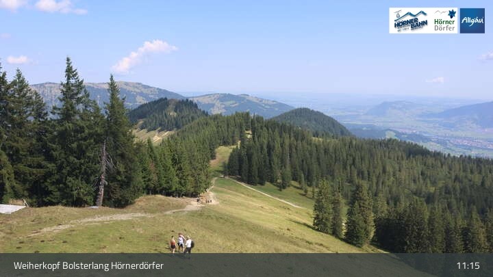 Archiv Foto Webcam Bolsterlang - Bergstation Weiherkopf