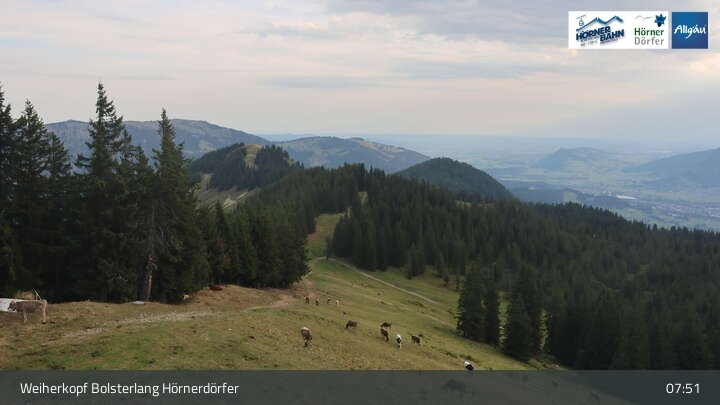 Archived image Webcam Bolsterlang - Top station Weiherkopf