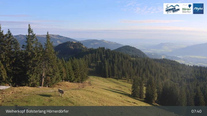 Archiv Foto Webcam Bolsterlang - Bergstation Weiherkopf