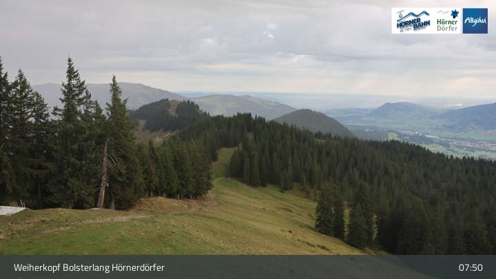 Archiv Foto Webcam Bolsterlang - Bergstation Weiherkopf