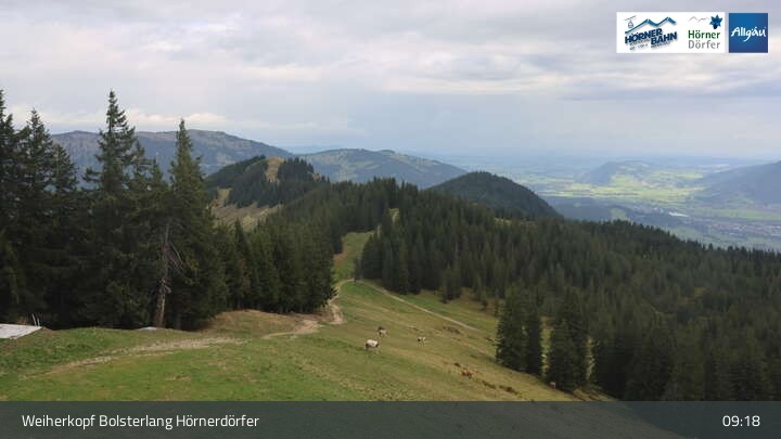 Archiv Foto Webcam Bolsterlang - Bergstation Weiherkopf