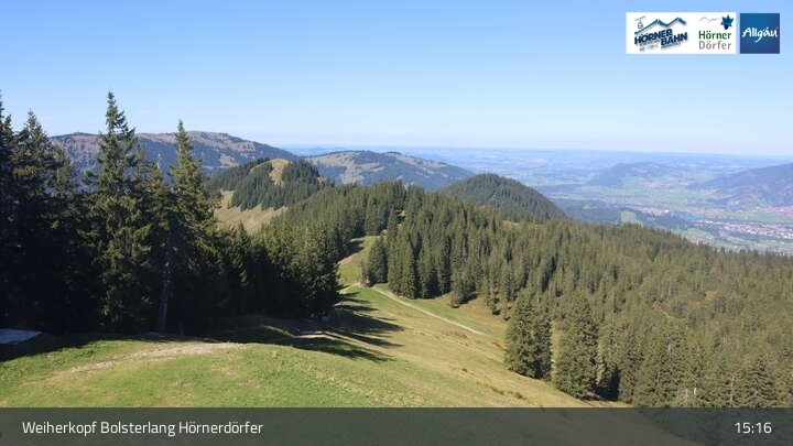 Archiv Foto Webcam Bolsterlang - Bergstation Weiherkopf