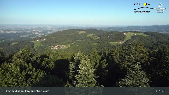 Archiv Foto Webcam Brotjacklriegel - Blick vom Aussichtsturm