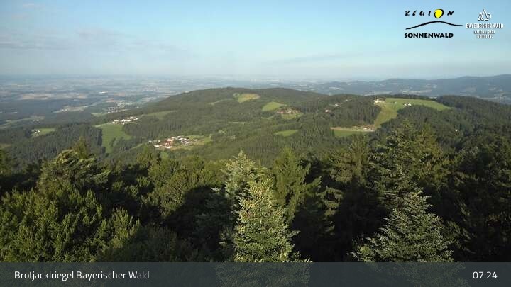 Archiv Foto Webcam Brotjacklriegel - Blick vom Aussichtsturm