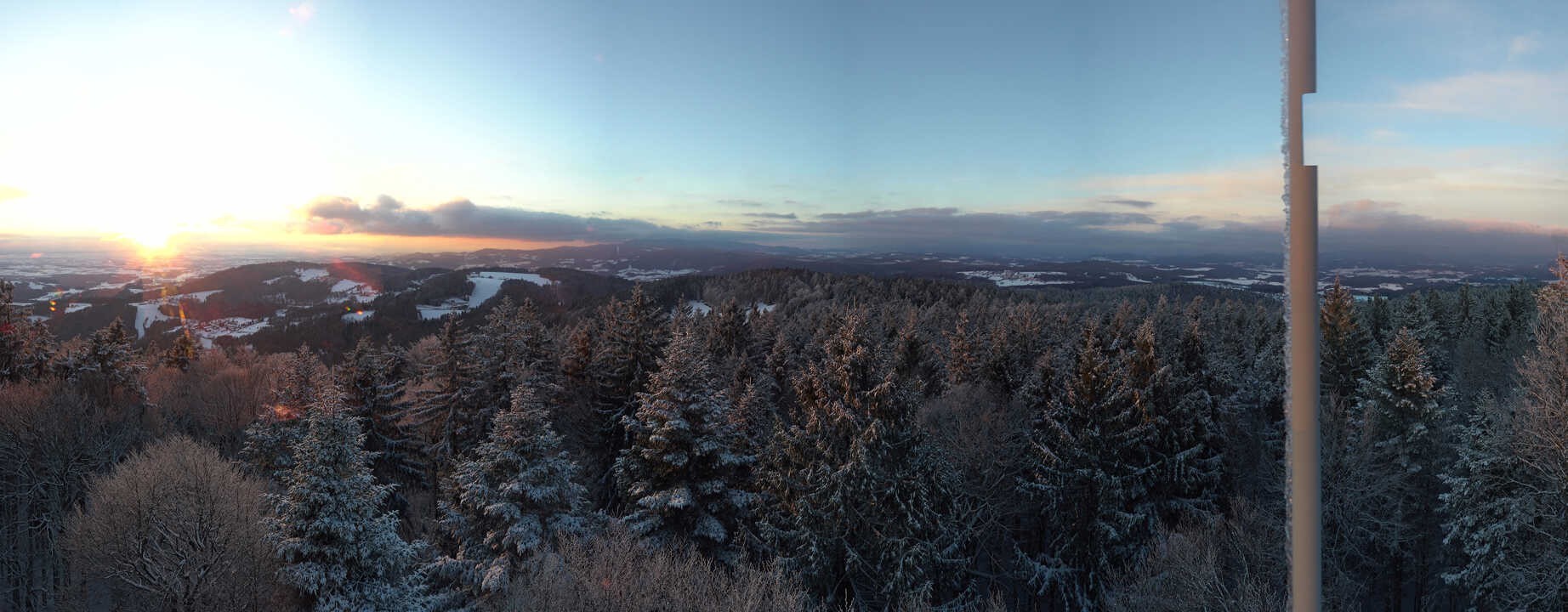 Archiv Foto Webcam Aussichtsturm am Brotjacklriegel