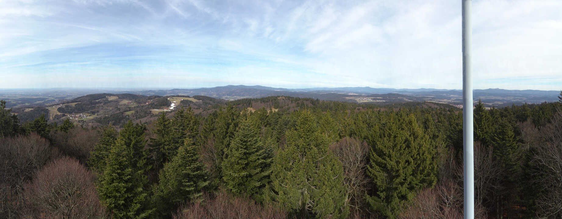 Archiv Foto Webcam Aussichtsturm am Brotjacklriegel