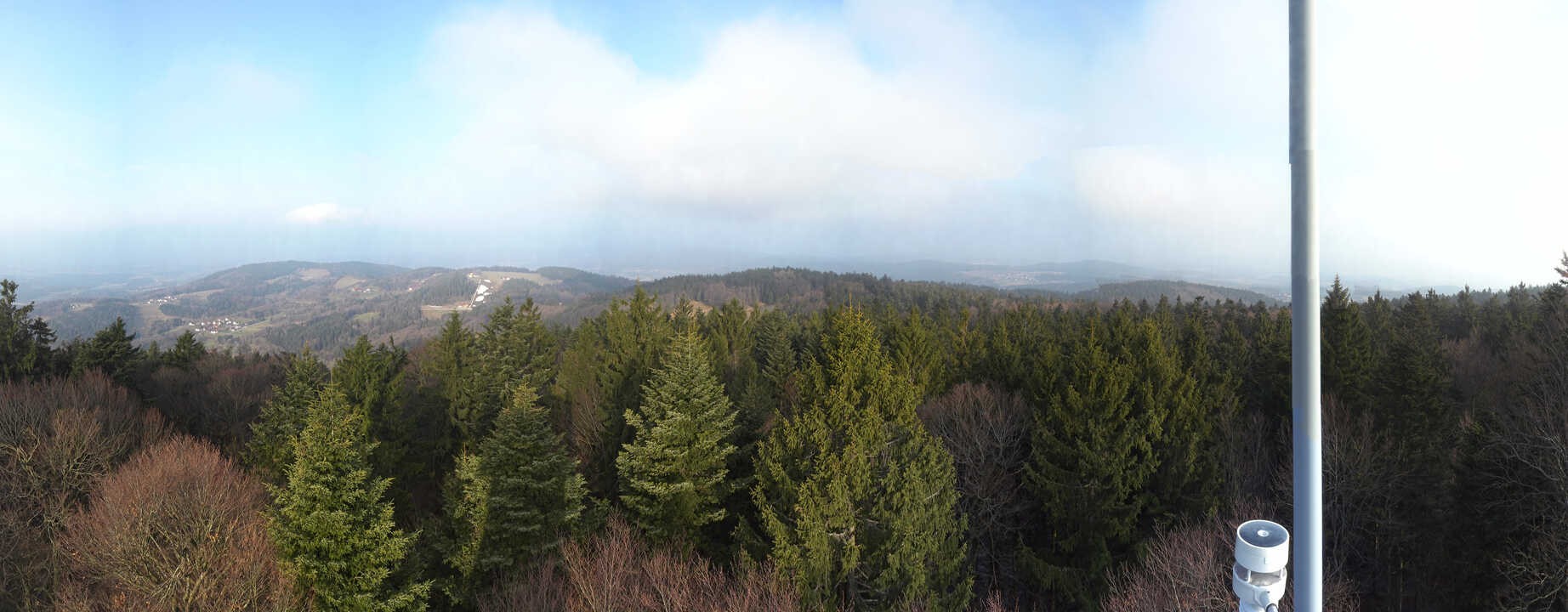 Archiv Foto Webcam Aussichtsturm am Brotjacklriegel