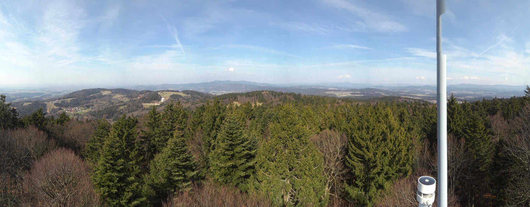 Archiv Foto Webcam Aussichtsturm am Brotjacklriegel