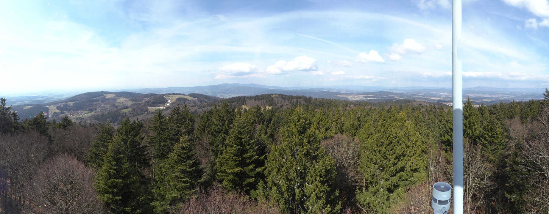 Archiv Foto Webcam Aussichtsturm am Brotjacklriegel