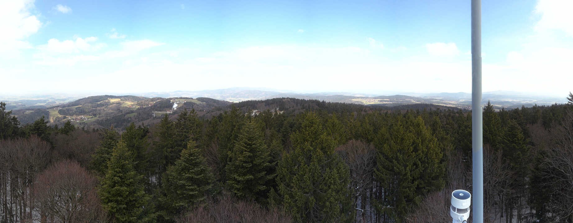 Archiv Foto Webcam Aussichtsturm am Brotjacklriegel