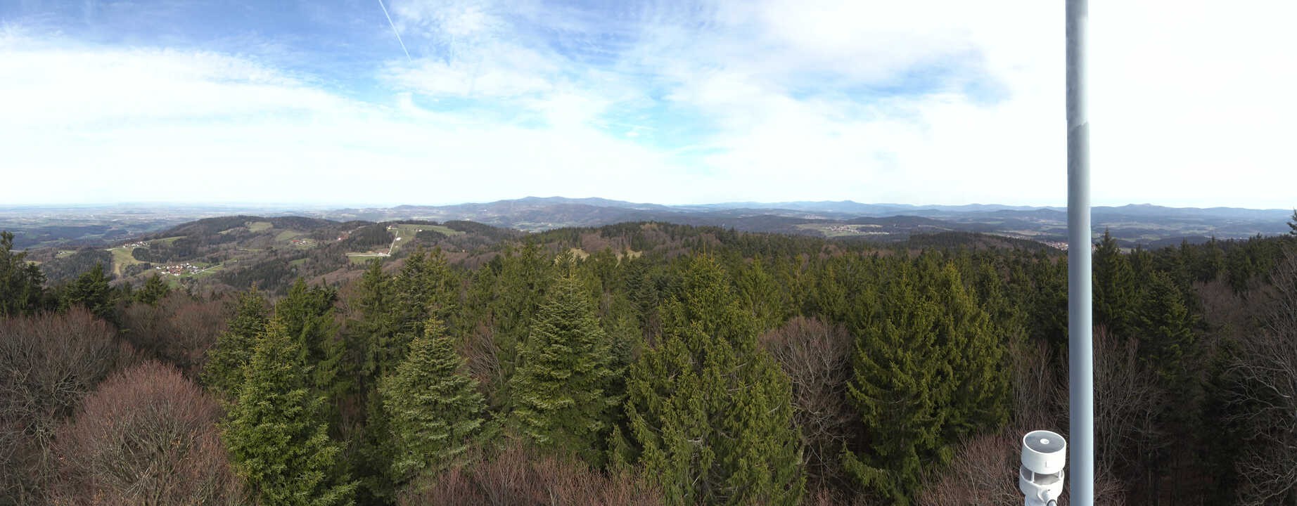 Archiv Foto Webcam Aussichtsturm am Brotjacklriegel