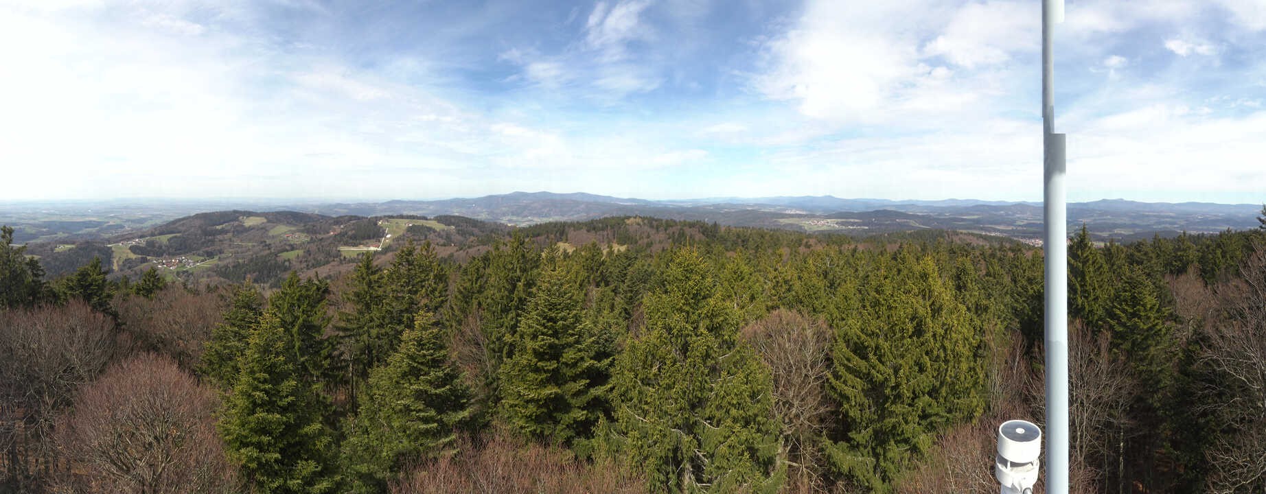 Archiv Foto Webcam Aussichtsturm am Brotjacklriegel