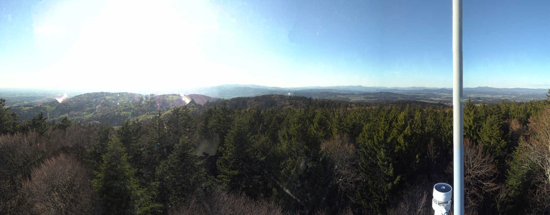 Archiv Foto Webcam Aussichtsturm am Brotjacklriegel