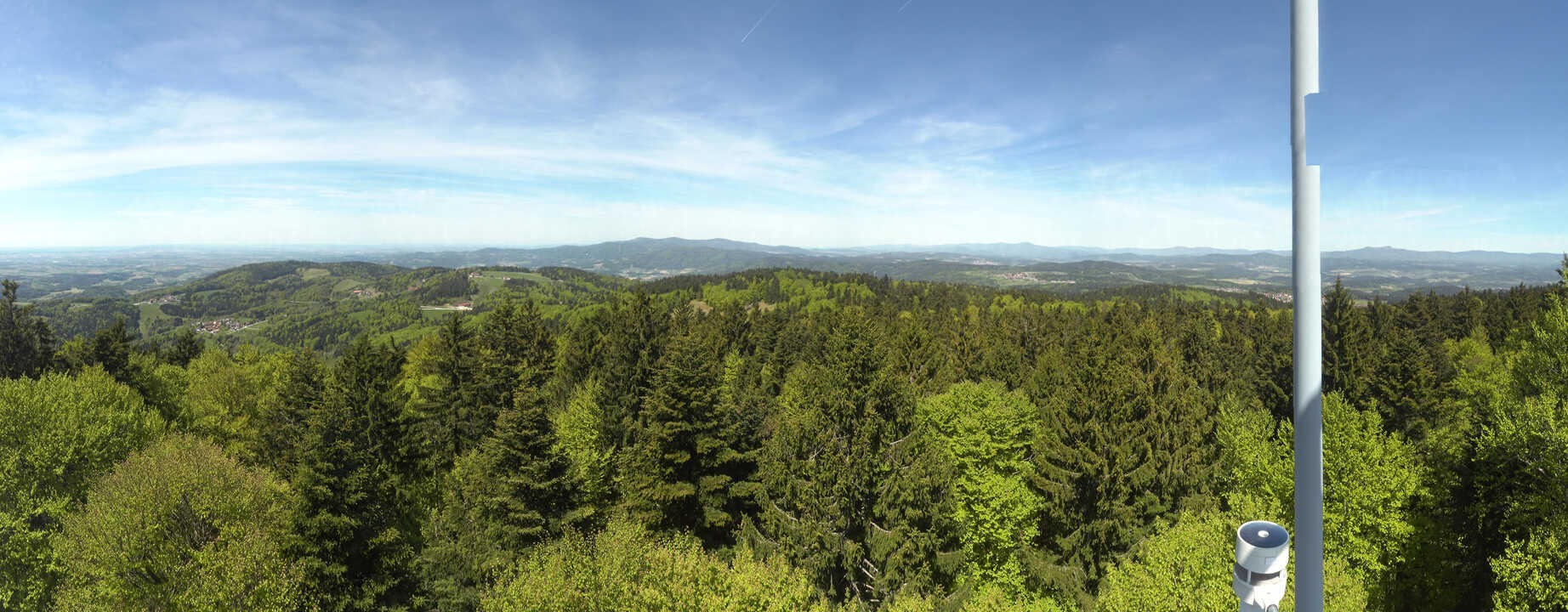 Archiv Foto Webcam Aussichtsturm am Brotjacklriegel