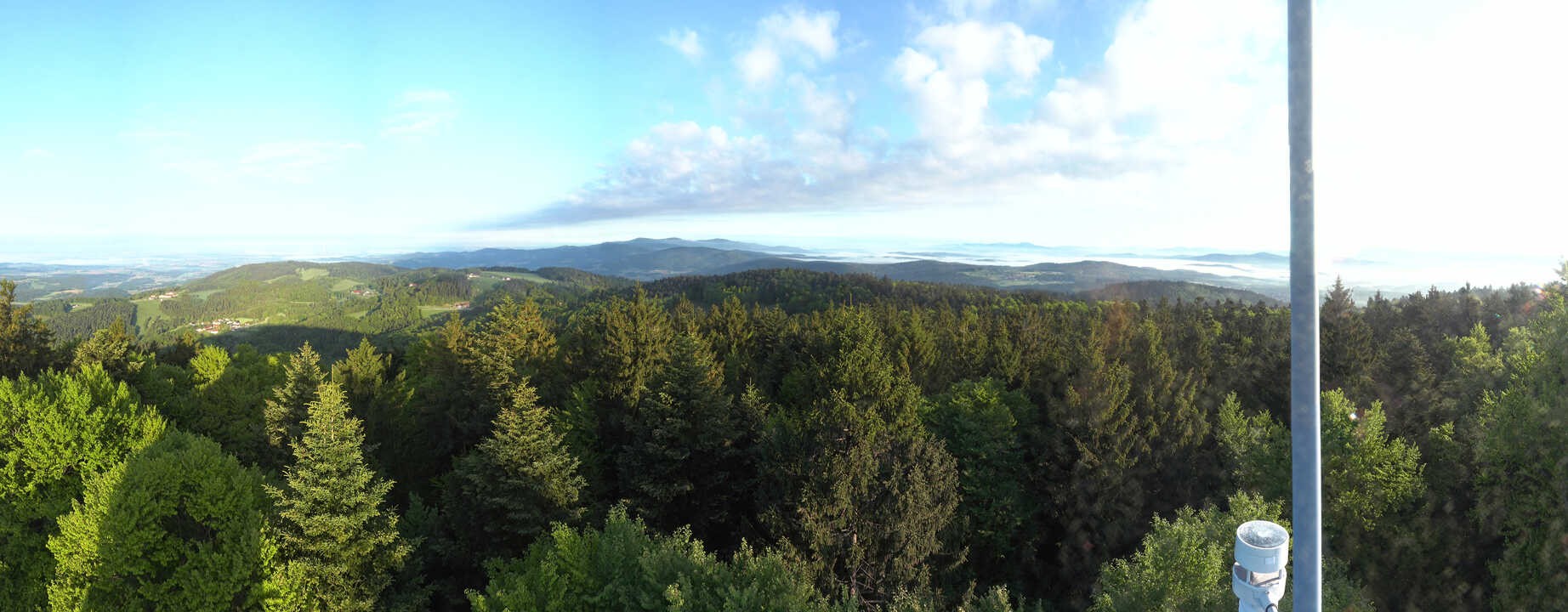 Archiv Foto Webcam Aussichtsturm am Brotjacklriegel