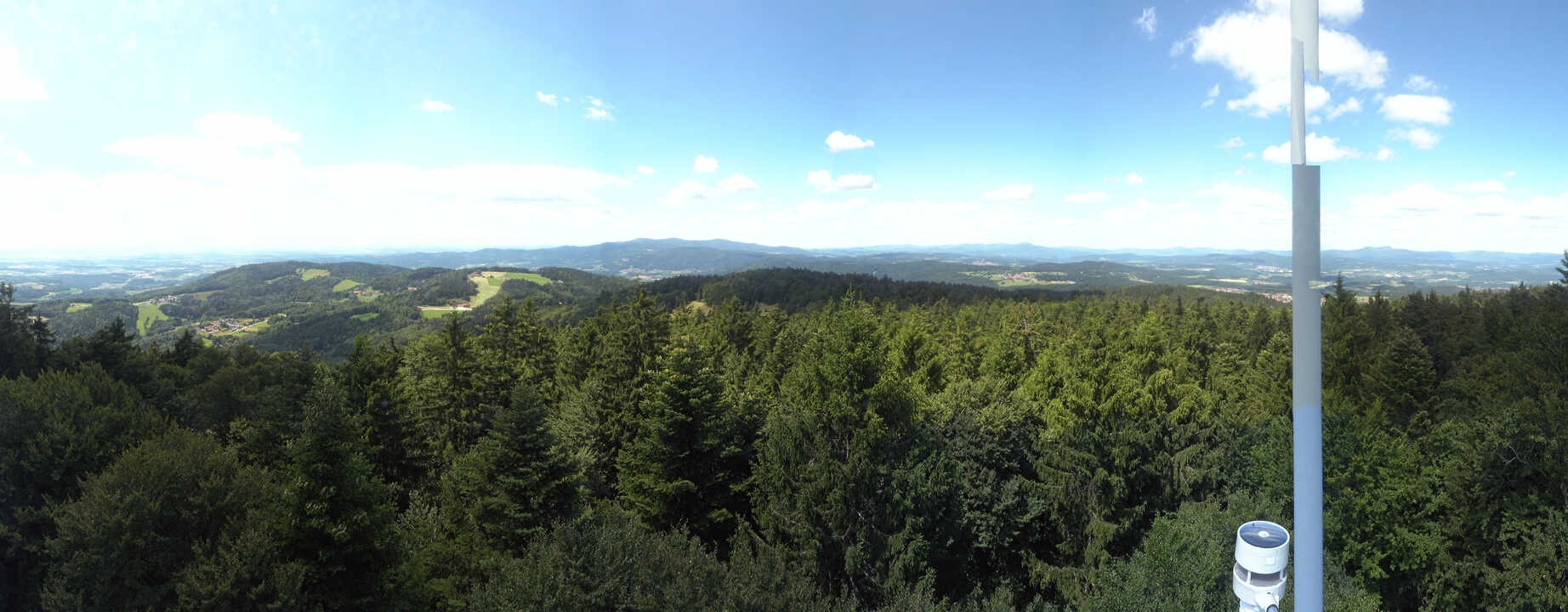 Archiv Foto Webcam Aussichtsturm am Brotjacklriegel
