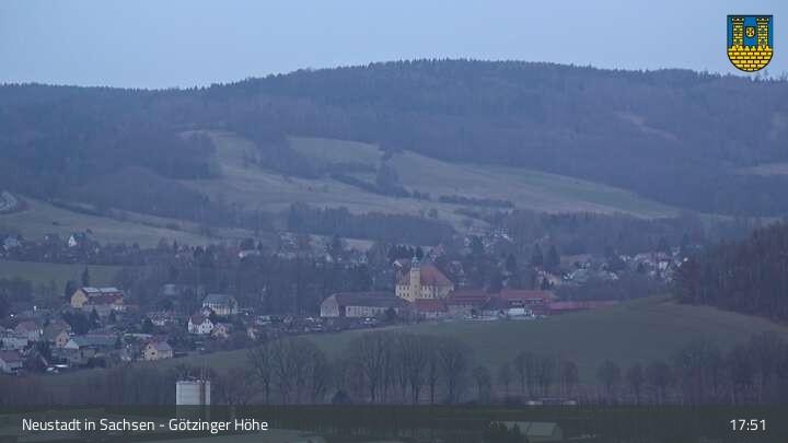 Archiv Foto Webcam Blick auf Neustadt in Sachsen